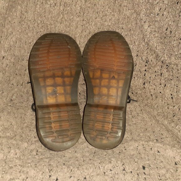 DR. MARTENS-DOCS-1461-AW004-Vintage-Black Smooth Shiny Leather-Sz 37/6-Very Good - Picture 8 of 8